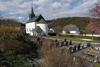 Die denkmalgeschützte Katholische Pfarrkirche St. Nicetius (1856)