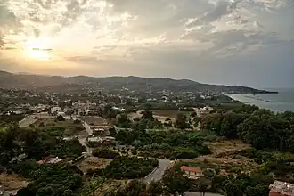 Blick auf Kato Pyrgos