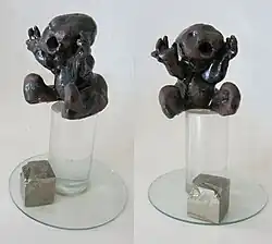 Kleinplastik von Yolanda Feindura – Katzengold