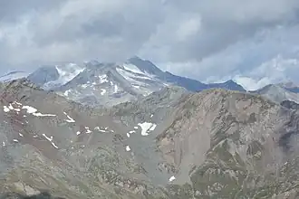 Die Kemetspitze gesehen von Süden (Rotenmannspitze)