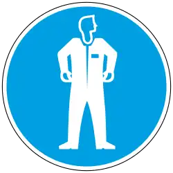 Schutzkleidung benutzen