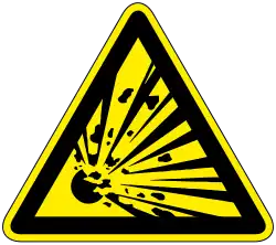 KennV Warnzeichen Explosions