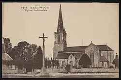 Kirche Sainte-Brigitte (Postkarte zwischen 1917 und 1925)