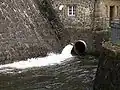 Wasserablauf der Kraftanlage ins Tosbecken