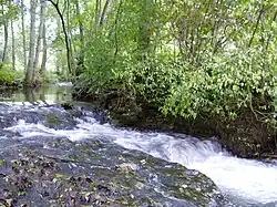 …&nbsp;kleinen Wasserfälle&nbsp;…