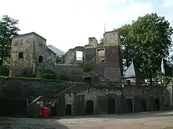 Burgruine De Keverberg in Kessel an der Maas