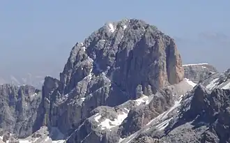 Der Kesselkogel von Süd-Südwesten (Rotwand)