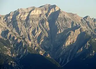 Die Kesselspitze von Norden