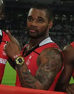 Keston Bledman – ausgeschieden als Achter in 10,75&nbsp;s