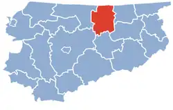 Lage des Powiat Kętrzyński