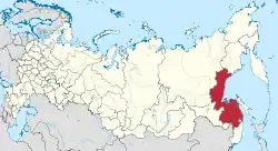 Lage innerhalb Russlands