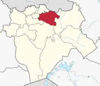 Lage im Oblys Aqtöbe