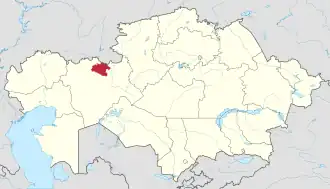 Lage in Kasachstan