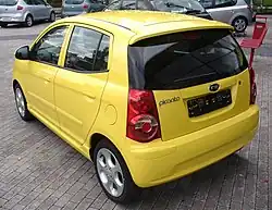 Heck des überarbeiteten Picanto