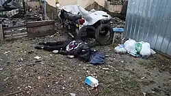 Erschossene Zivilistin in Butscha