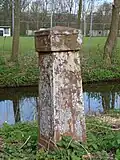 Kilometerstein (Kilometerpaal) bei Leiden (Niederlande)