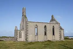 Ruine der protestantischen Kirche