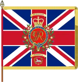 Regimentsfahnen des 1st Regiment of Foot (Royal Scots), 1815