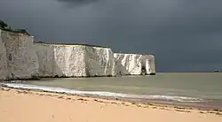 Klippen der Kingsgate Bay in Broadstairs