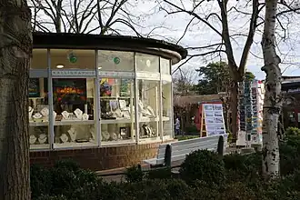 Kiosk in Baabe auf Rügen (errichtet 1971, seit 1997 unter Denkmalschutz)
