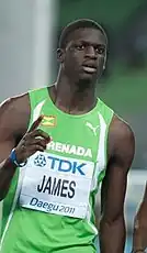 Titelverteidiger Kirani James erreichte zwar das Finale, musste sich jedoch mit Rang sieben&nbsp;begnügen