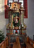 Nepomukaltar auf der Südseite