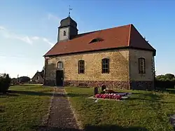 Dorfkirche von Grabo im Jahr 2020