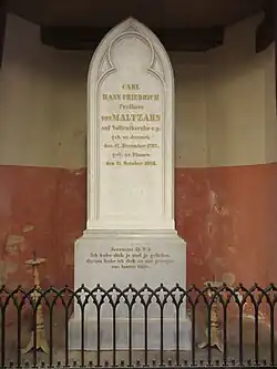 Grabmal des Carl von Maltzahn