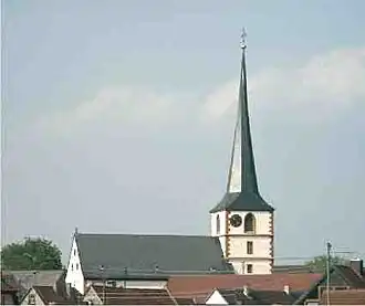Die Kirche in Baldersheim