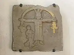 Kümmernis bzw. Volto Santo: Das ergänzte Original-Relief