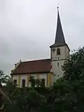 Die Kirche in Goßmannsdorf