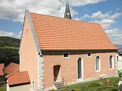 Kirche in Altenberga (Südseite)