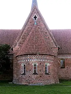 Apsis der Dorfkirche Vietlübbe