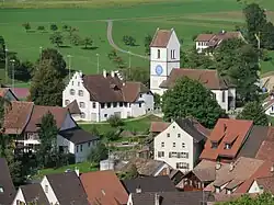 Kirche und Pfarrhaus