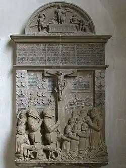 Grabmal für Anna geb. Speth von Sulzburg mit Ulrich Schilling von Cannstatt und Hans von Remchingen