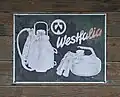 Werbung anno dazumal für Westfalia Melkmaschinen