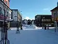 Fußgängerzone in Kirkenes (Februar 2005)