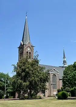 Die Wallfahrtskirche St.&nbsp;Mariä Himmelfahrt im Ortsteil Marienbaum