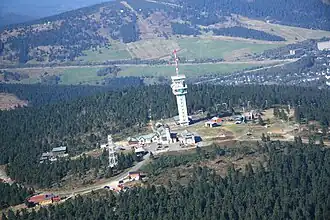 Luftbilder der Gipfelbebauung (2009)