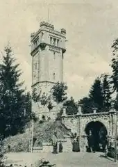 Klütturm um 1900 und 2015