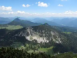 Klaffen und Wallgauer Eck von Osten