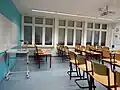 Klassenzimmer Altbau Staufer-Gymnasium im EG