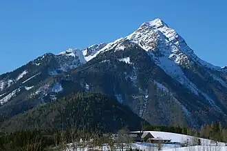 Kleiner Priel von Vorderstoder aus gesehen.
