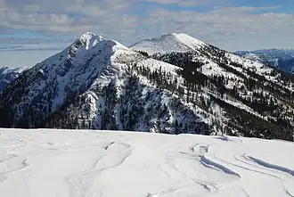 Kleiner (links) und Großer Größtenberg (rechts)
