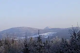 Blick zum Kleis im Winter