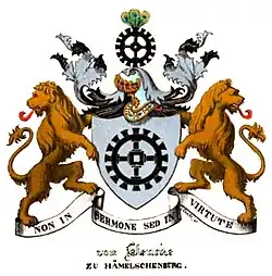 Darstellung im Hannoverschen Wappenbuch von 1852