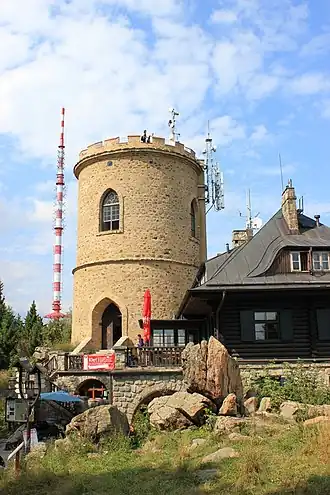 Aussichtsturm und Sendeanlage