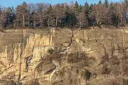 Das höhergelegene östliche Klettergebiet am Känzele