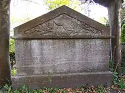 Grabdenkmal seines Sohnes Reinold Klimsch (1918)