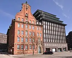 Ehemalige Polizeiwache Klingberg mit Chilehaus